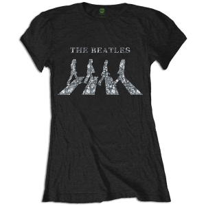 The Beatles - Crossing Diamante Lady Bl    in der Gruppe MERCH / T-Shirt / Rockoff_Nya April24 bei Bengans Skivbutik AB (5527823r)