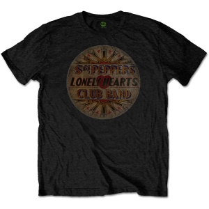 The Beatles - Vtge Drum Head Uni Bl    in der Gruppe MERCH / T-Shirt / Rockoff_Nya April24 bei Bengans Skivbutik AB (5528295r)