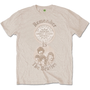 The Beatles - Remember Uni Sand    in der Gruppe MERCH / T-Shirt / Rockoff_Nya April24 bei Bengans Skivbutik AB (5528299r)
