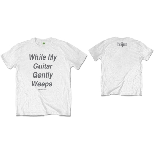 The Beatles - ...Gently Weeps Uni Wht    in der Gruppe MERCH / T-Shirt / Rockoff_Nya April24 bei Bengans Skivbutik AB (5528311r)