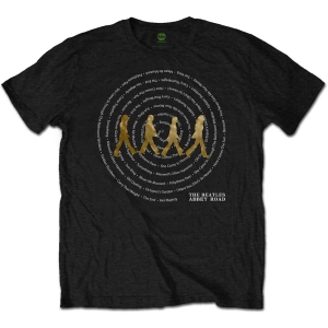 The Beatles - Abbey Road Songs Swirl Uni Bl    in der Gruppe MERCH / T-Shirt / Rockoff_Nya April24 bei Bengans Skivbutik AB (5528319r)
