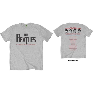 The Beatles - Candlestick Park Uni Grey    in der Gruppe MERCH / T-Shirt / Rockoff_Nya April24 bei Bengans Skivbutik AB (5528329r)