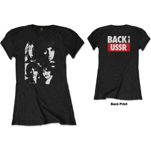 The Beatles - Back In The Ussr Lady Bl    in der Gruppe MERCH / T-Shirt / Rockoff_Nya April24 bei Bengans Skivbutik AB (5528338r)