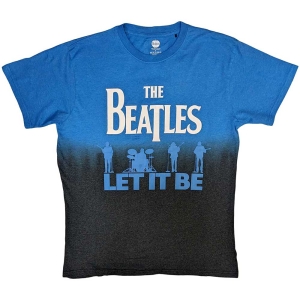 The Beatles - Let It Be Split Uni Blue Dip-Dye    in der Gruppe MERCH / T-Shirt / Rockoff_Nya April24 bei Bengans Skivbutik AB (5528367r)