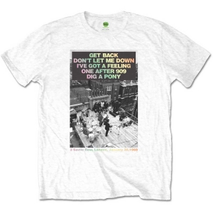 The Beatles - Rooftop Songs Gradient Uni Wht    in der Gruppe MERCH / T-Shirt / Rockoff_Nya April24 bei Bengans Skivbutik AB (5528369r)
