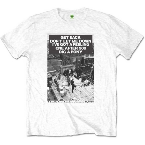 The Beatles - Rooftop Songs Uni Wht    in der Gruppe MERCH / T-Shirt / Rockoff_Nya April24 bei Bengans Skivbutik AB (5528370r)
