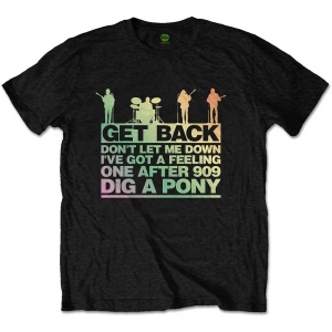 The Beatles - Get Back Gradient Uni Bl    in der Gruppe MERCH / T-Shirt / Rockoff_Nya April24 bei Bengans Skivbutik AB (5528375r)