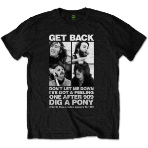 The Beatles - 3 Savile Row Uni Bl    in der Gruppe MERCH / T-Shirt / Rockoff_Nya April24 bei Bengans Skivbutik AB (5528377r)
