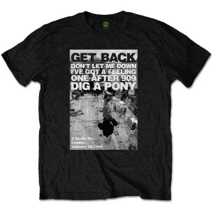 The Beatles - Rooftop Shot Uni Bl    in der Gruppe MERCH / T-Shirt / Rockoff_Nya April24 bei Bengans Skivbutik AB (5528381r)