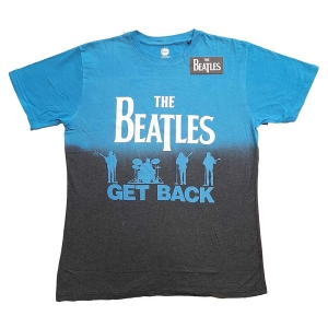 The Beatles - Get Back Uni Blue Dip-Dye    in der Gruppe MERCH / T-Shirt / Rockoff_Nya April24 bei Bengans Skivbutik AB (5528385r)