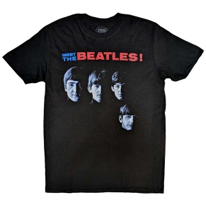 The Beatles - Meet The Beatles Uni Bl     (M) in der Gruppe MERCHANDISE / T-shirt / Pop-Rock bei Bengans Skivbutik AB (5528664)