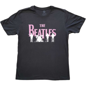 The Beatles - Band Silhouettes Uni Bl    in der Gruppe MERCH / T-Shirt / Rockoff_Nya April24 bei Bengans Skivbutik AB (5528959r)