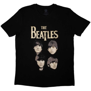 The Beatles - 4 Heads Uni Bl    in der Gruppe MERCH / T-Shirt / Rockoff_Nya April24 bei Bengans Skivbutik AB (5528962r)