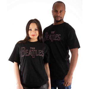 The Beatles - Drop T Embroidered Uni Bl    in der Gruppe MERCH / T-Shirt / Rockoff_Nya April24 bei Bengans Skivbutik AB (5528983r)