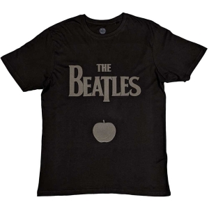 The Beatles - Drop T Logo & Apple Hi-Build Uni Bl    in der Gruppe MERCH / T-Shirt / Rockoff_Nya April24 bei Bengans Skivbutik AB (5528986r)