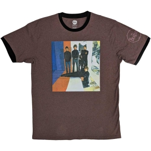 The Beatles - Stripes Ringer Uni Maroon    in der Gruppe MERCH / T-Shirt / Rockoff_Nya April24 bei Bengans Skivbutik AB (5528994r)