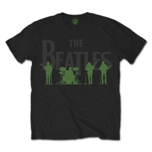 The Beatles - Saville Row Line Up Green Silhouette Uni in der Gruppe MERCH / T-Shirt / Rockoff_Nya April24 bei Bengans Skivbutik AB (5529002r)