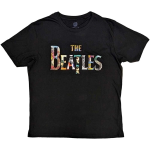 The Beatles - Logo Treatment Uni Bl    in der Gruppe MERCH / T-Shirt / Rockoff_Nya April24 bei Bengans Skivbutik AB (5529026r)