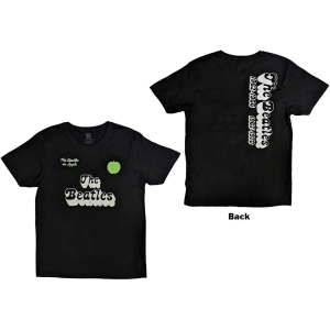 The Beatles - '70S Logo & Years Uni Bl    in der Gruppe MERCH / T-Shirt / Rockoff_Nya April24 bei Bengans Skivbutik AB (5529035r)