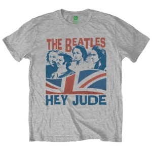 The Beatles - Windswept/Hey Jude Uni Grey    in der Gruppe MERCH / T-Shirt / Rockoff_Nya April24 bei Bengans Skivbutik AB (5529043r)