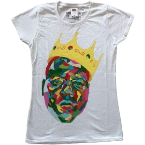 Biggie Smalls - Crown Lady Wht  1 in der Gruppe MERCHANDISE / T-shirt / Hip Hop-Rap bei Bengans Skivbutik AB (5529257r)