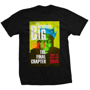 Biggie Smalls - Final Chapter Uni Bl    in der Gruppe MERCHANDISE / T-shirt / Hip Hop-Rap bei Bengans Skivbutik AB (5529259r)