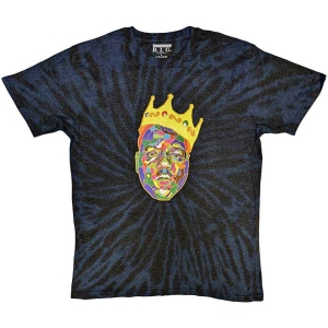 Biggie Smalls - Crown Uni Blue Dip-Dye    in der Gruppe MERCHANDISE / T-shirt / Hip Hop-Rap bei Bengans Skivbutik AB (5529262r)