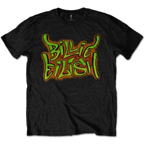 Billie Eilish - Graffiti Uni Bl (L) in der Gruppe -Start Tshirt bei Bengans Skivbutik AB (5529344)