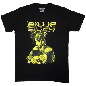 Billie Eilish - Illustration Uni Bl    in der Gruppe MERCH / T-Shirt / Rockoff_Nya April24 bei Bengans Skivbutik AB (5529475r)