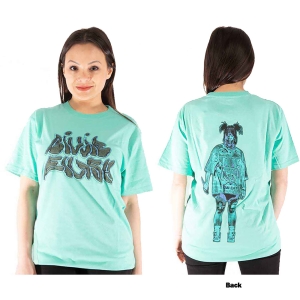 Billie Eilish - Neon Logo Billie Back Uni Blue    in der Gruppe MERCH / T-Shirt / Rockoff_Nya April24 bei Bengans Skivbutik AB (5529479r)