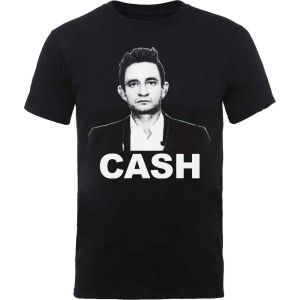Johnny Cash - Straight Stare Uni Bl  1 in der Gruppe MERCHANDISE / T-shirt / Country bei Bengans Skivbutik AB (5529486)