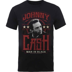 Johnny Cash - Man In Black Uni Bl  1 in der Gruppe MERCHANDISE / T-shirt / Country bei Bengans Skivbutik AB (5529489)