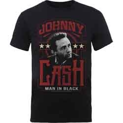 Johnny Cash - Man In Black Uni Bl  2 in der Gruppe MERCHANDISE / T-shirt / Country bei Bengans Skivbutik AB (5529490)