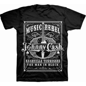 Johnny Cash - Music Rebel Uni Bl  1 in der Gruppe MERCHANDISE / T-shirt / Country bei Bengans Skivbutik AB (5529494)