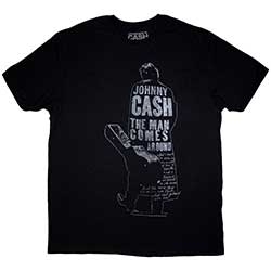 Johnny Cash - Man Comes Around Uni Bl    in der Gruppe MERCH / T-Shirt / Rockoff_Nya April24 bei Bengans Skivbutik AB (5529793r)