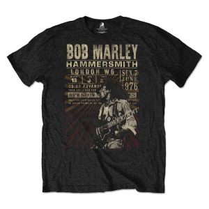 Bob Marley - Hammersmith '76 Uni Bl Eco    in der Gruppe MERCHANDISE / T-shirt / Reggae bei Bengans Skivbutik AB (5529819r)