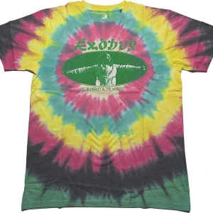 Bob Marley - Exodus Oval Uni Multi Dip-Dye    in der Gruppe MERCHANDISE / T-shirt / Reggae bei Bengans Skivbutik AB (5529840r)