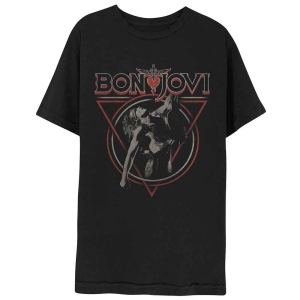 Bon Jovi - Triangle Overlap Uni Bl    in der Gruppe MERCH / T-Shirt / Rockoff_Nya April24 bei Bengans Skivbutik AB (5530206r)
