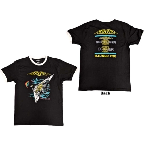 Boston - Us Tour '87 Ringer Uni Bl    in der Gruppe MERCH / T-Shirt / Rockoff_Nya April24 bei Bengans Skivbutik AB (5530214r)