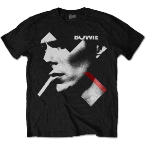 David Bowie - X Smoke Red Uni Bl    in der Gruppe MERCH / T-Shirt / Rockoff_Nya April24 bei Bengans Skivbutik AB (5530248r)