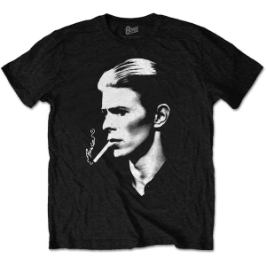 David Bowie - Smoke Uni Bl    in der Gruppe MERCH / T-Shirt / Rockoff_Nya April24 bei Bengans Skivbutik AB (5530263r)
