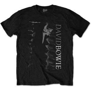 David Bowie - Distorted Uni Bl    in der Gruppe MERCH / T-Shirt / Rockoff_Nya April24 bei Bengans Skivbutik AB (5530264r)