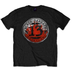 Black Sabbath - 13 Flame Circle Uni Bl    in der Gruppe MERCHANDISE / T-shirt / Hårdrock bei Bengans Skivbutik AB (5530664r)