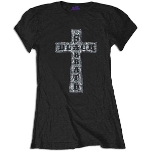 Black Sabbath - Cross Diamante Lady Bl    in der Gruppe MERCH / T-Shirt / Rockoff_Nya April24 bei Bengans Skivbutik AB (5530674r)