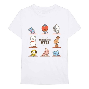 Bt21 - Resting Time Uni Wht    in der Gruppe MERCH / T-Shirt / Rockoff_Nya April24 bei Bengans Skivbutik AB (5530781r)