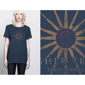 Chris Cornell - Higher Truth Lady Navy    in der Gruppe MERCH / T-Shirt / Rockoff_Nya April24 bei Bengans Skivbutik AB (5531075r)