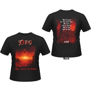 Dio - Last In Line Lyrics Uni Bl    in der Gruppe MERCHANDISE / T-shirt / Hårdrock bei Bengans Skivbutik AB (5531379r)