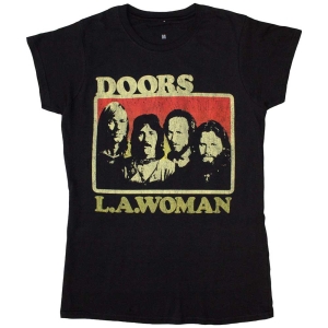 The Doors - La Woman Lady Bl    in der Gruppe MERCH / T-Shirt / Rockoff_Nya April24 bei Bengans Skivbutik AB (5531392r)