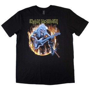 Iron Maiden - Fear Live Flames Uni Bl    in der Gruppe MERCH / T-Shirt / Rockoff_Nya April24 bei Bengans Skivbutik AB (5532234r)