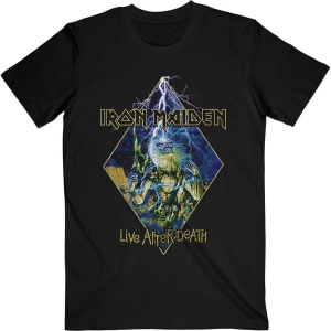 Iron Maiden - Live After Death Diamond Uni Bl    in der Gruppe MERCH / T-Shirt / Rockoff_Nya April24 bei Bengans Skivbutik AB (5532248r)